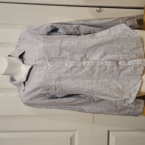 Abercrombie & Fitch Blue Striped Women's Top - Sz Small EUC